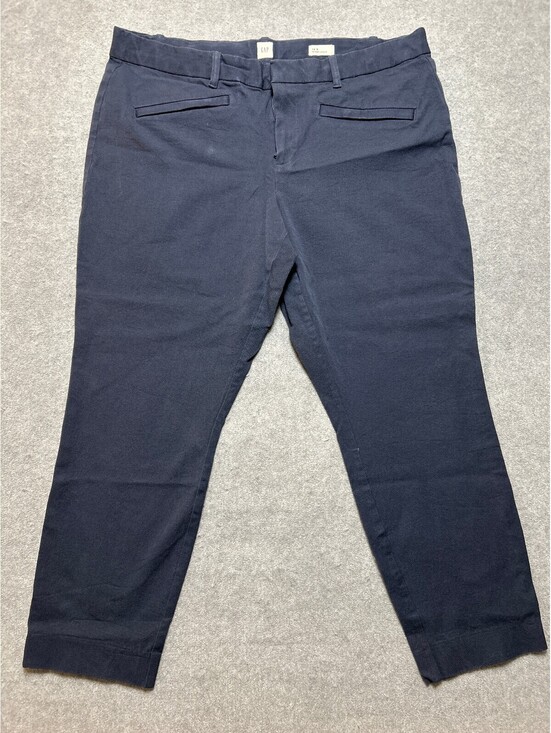 GAP Pants - GAP Skinny Ankle Pants Women's 16 Regular Navy Blue Stretch Career Casual